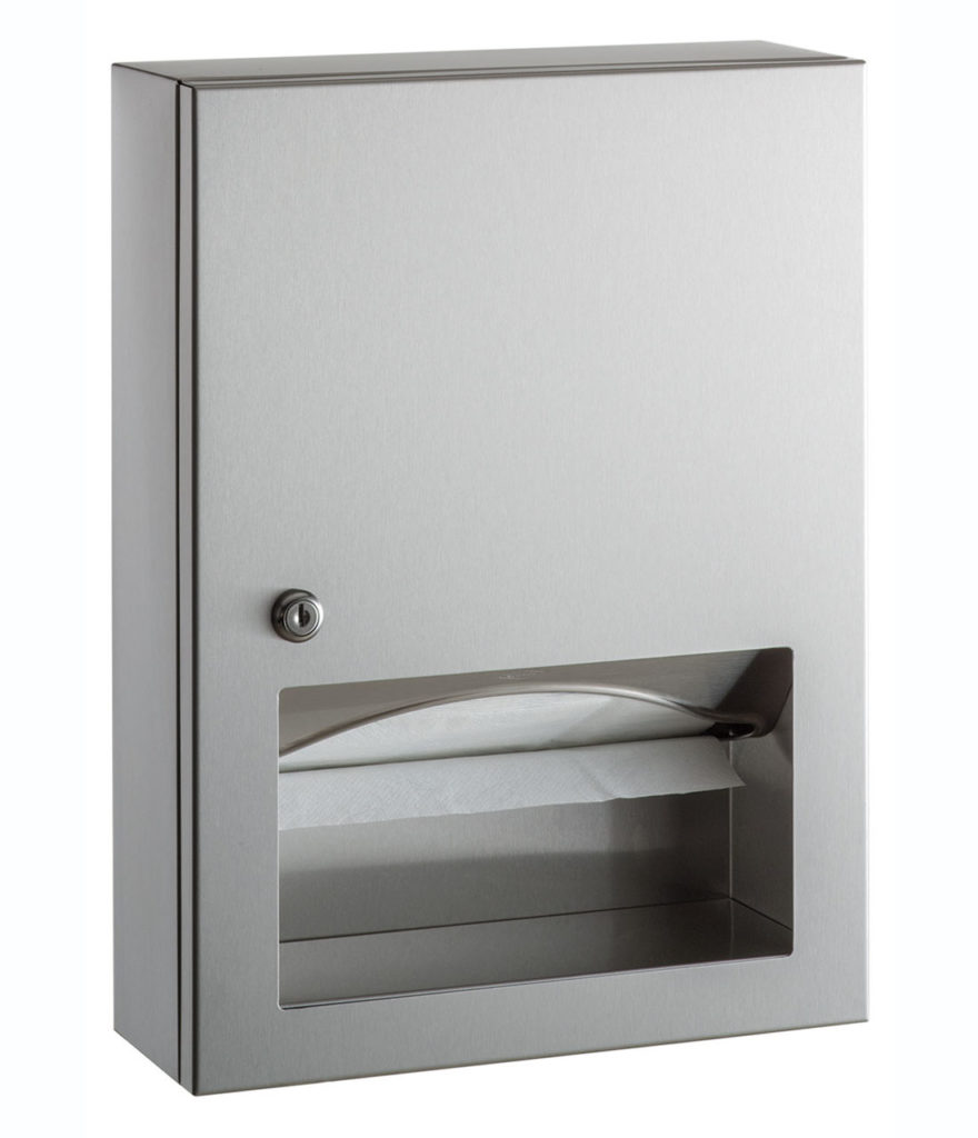 Surface-Mounted Paper Towel Dispenser