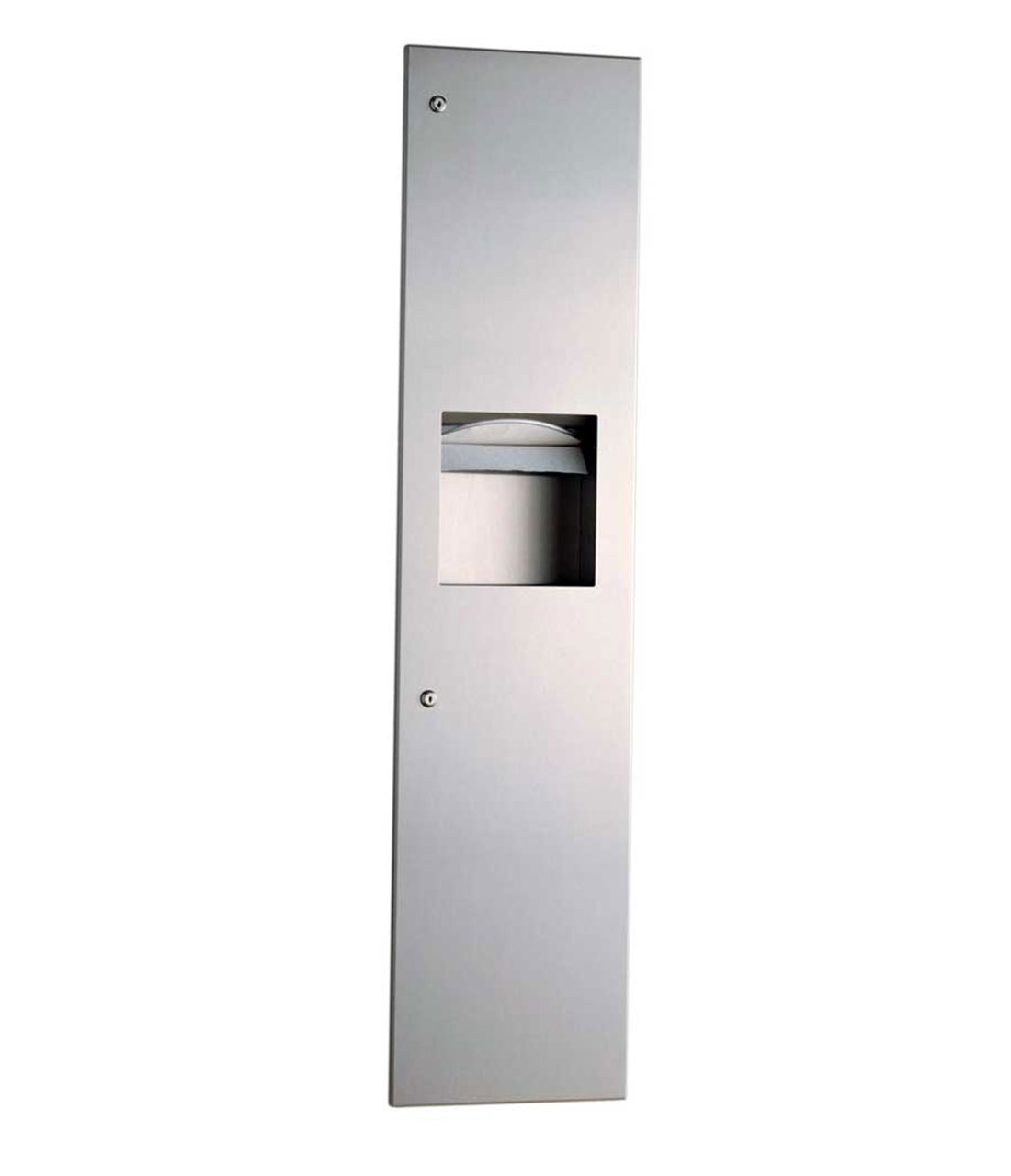 Recessed Paper Towel Dispenser/Waste Receptacle